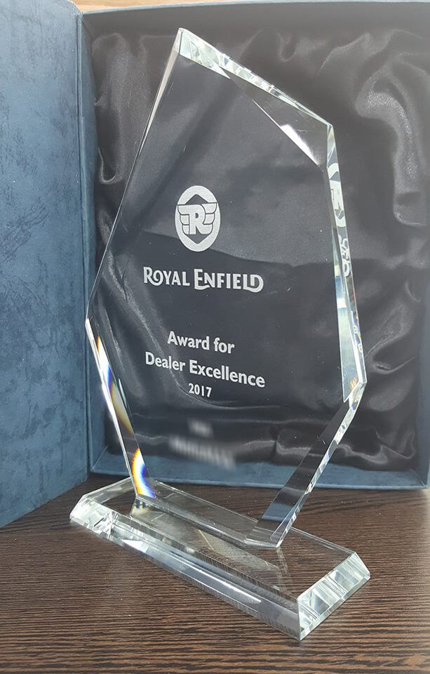 Royal Enfield Award for Dealer Excellence 2017
