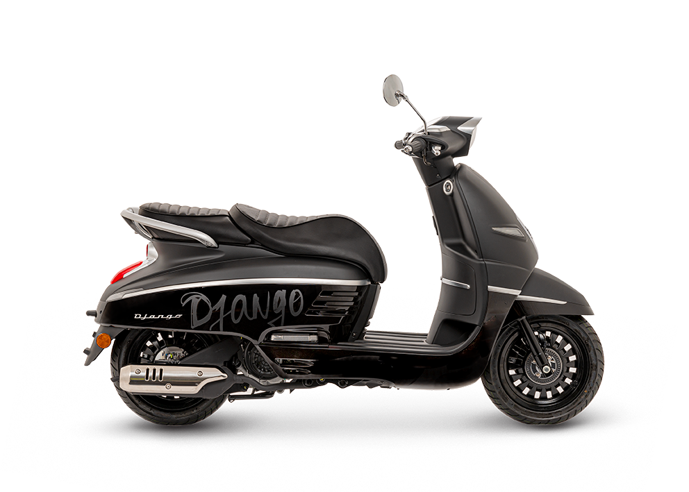 Peugeot Django 150 4T - Signature Black - Scooter Style & Noosa Motorcycles