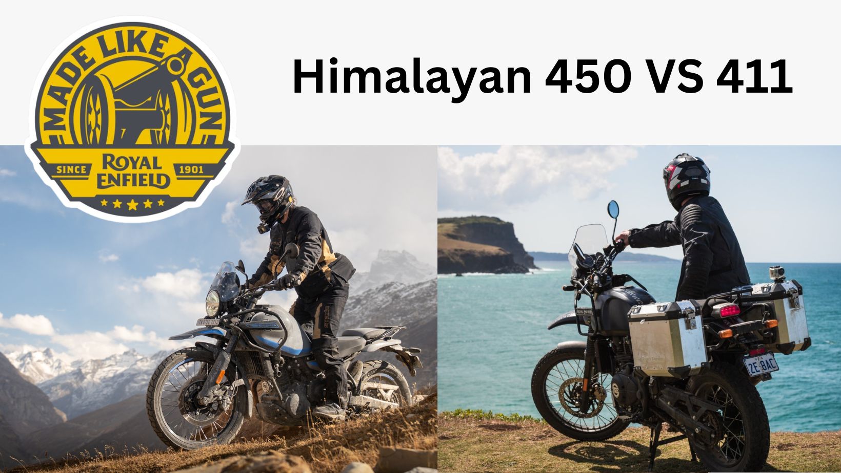 Royal Enfield Himalayan 450 vs 411