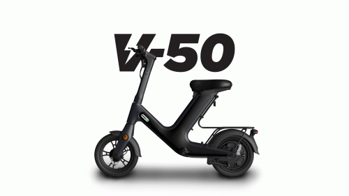 Benzina Zero V50 escooter with seat